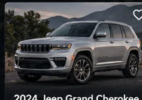 Illustrative Jeep Grand Cherokee